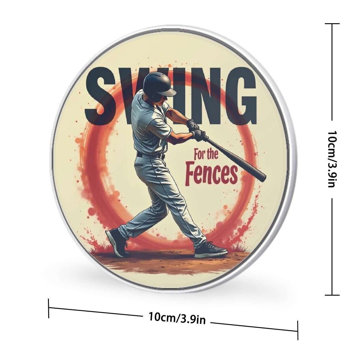 “Swing for the Fences” Baseball Wireless Charging Pad - Magnolia Wild SC
