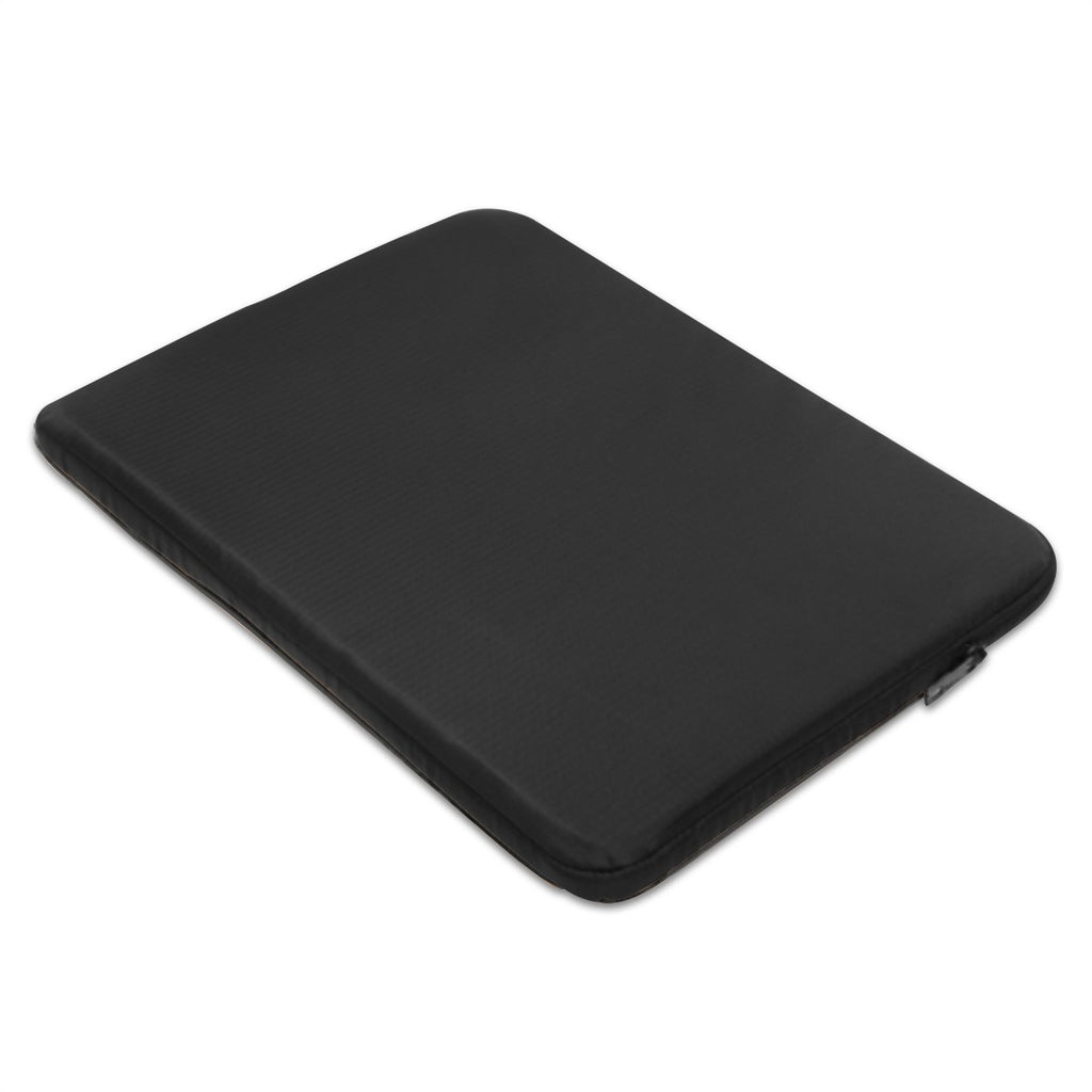 Black tablet case on a white background