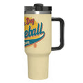 Baseball Game Day Mom 40oz Tumbler with Handle and Straw - Magnolia Wild SC