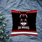 Custom Hockey Jersey Pillow — Personalized Team Logo, Player Name & Number - Magnolia Wild SC