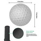Golf Ball Mouse Pad – Non-Slip Polyester Rubber Base Mouse Pad - Magnolia Wild SC