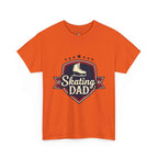 Retro Badge Style: The Vintage Figure Skating Dad Shield Tee