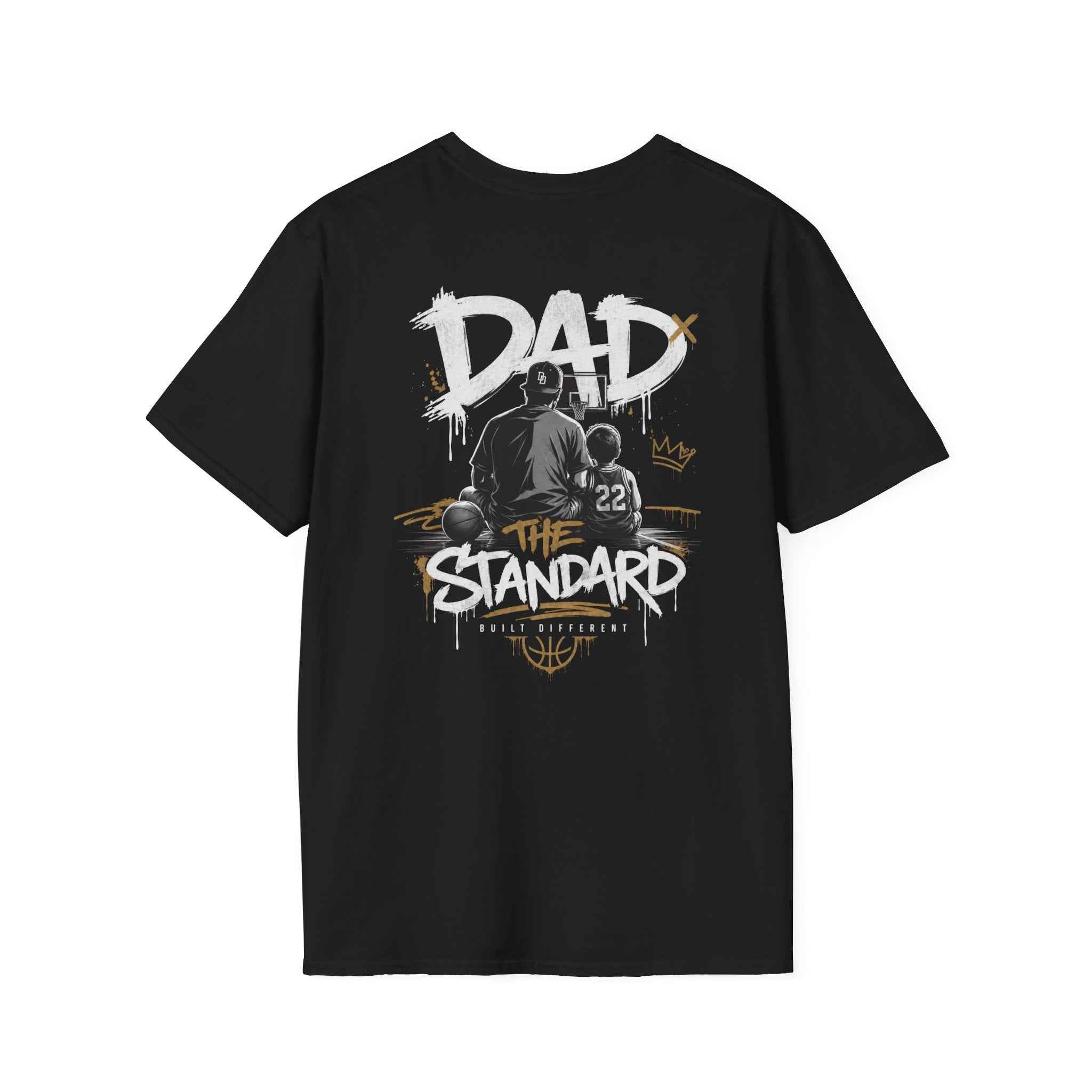 Basketball Dad The Standard T-Shirt — Fatherhood Graphic Tee