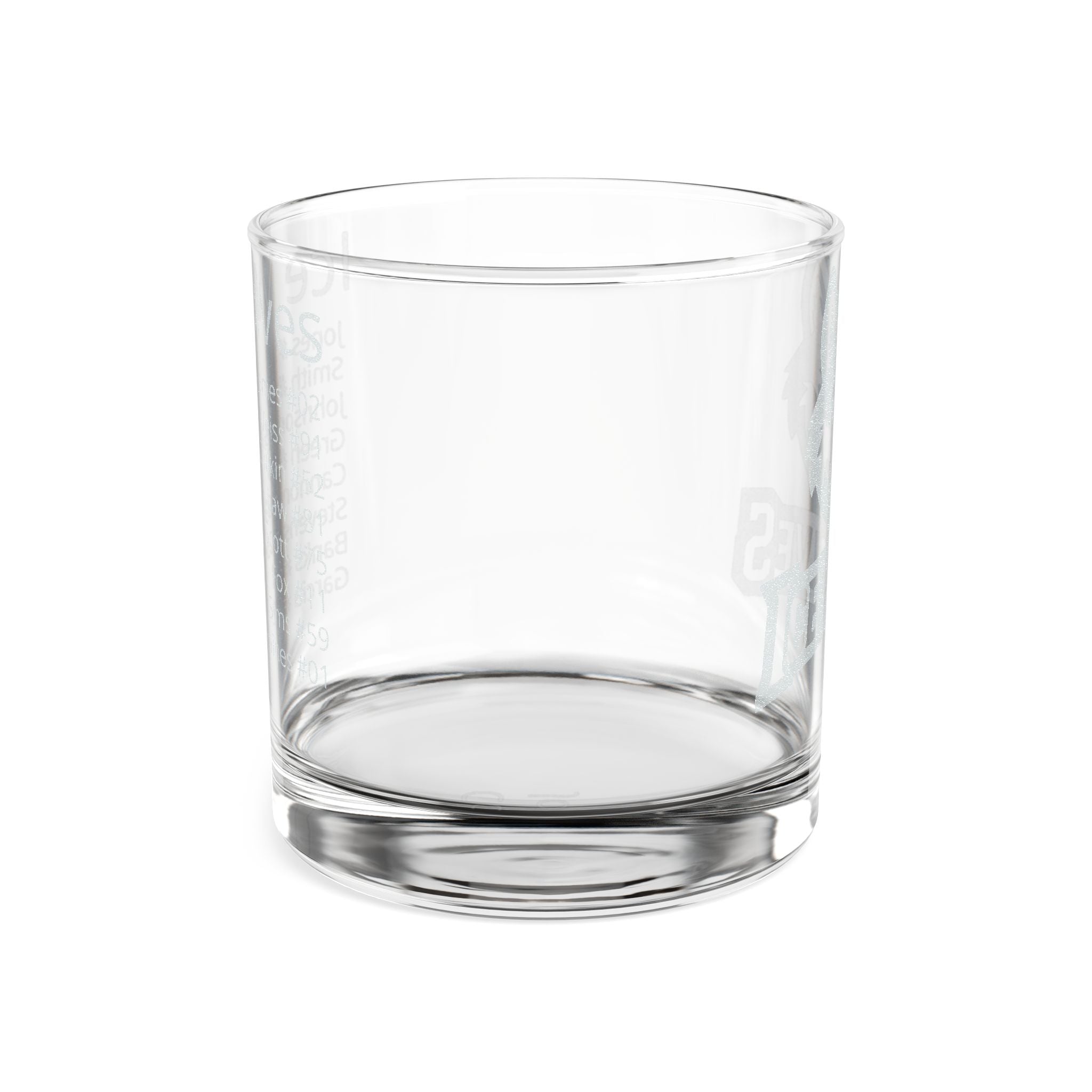 Personalized Engraved Whiskey Glass (10.5oz) – Custom Team Logo & Player Signatures | Coach Gift, Father’s Day Gift, Custom Sports Keepsake - Magnolia Wild SC