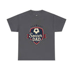 Retro Badge Style: The Vintage Soccer Dad Shield Tee