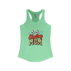 Figure Skating Mom Racerback Tank – Personalized Name & Number Option | Lightweight Women’s Figure Skating Tank Top - Magnolia Wild SC