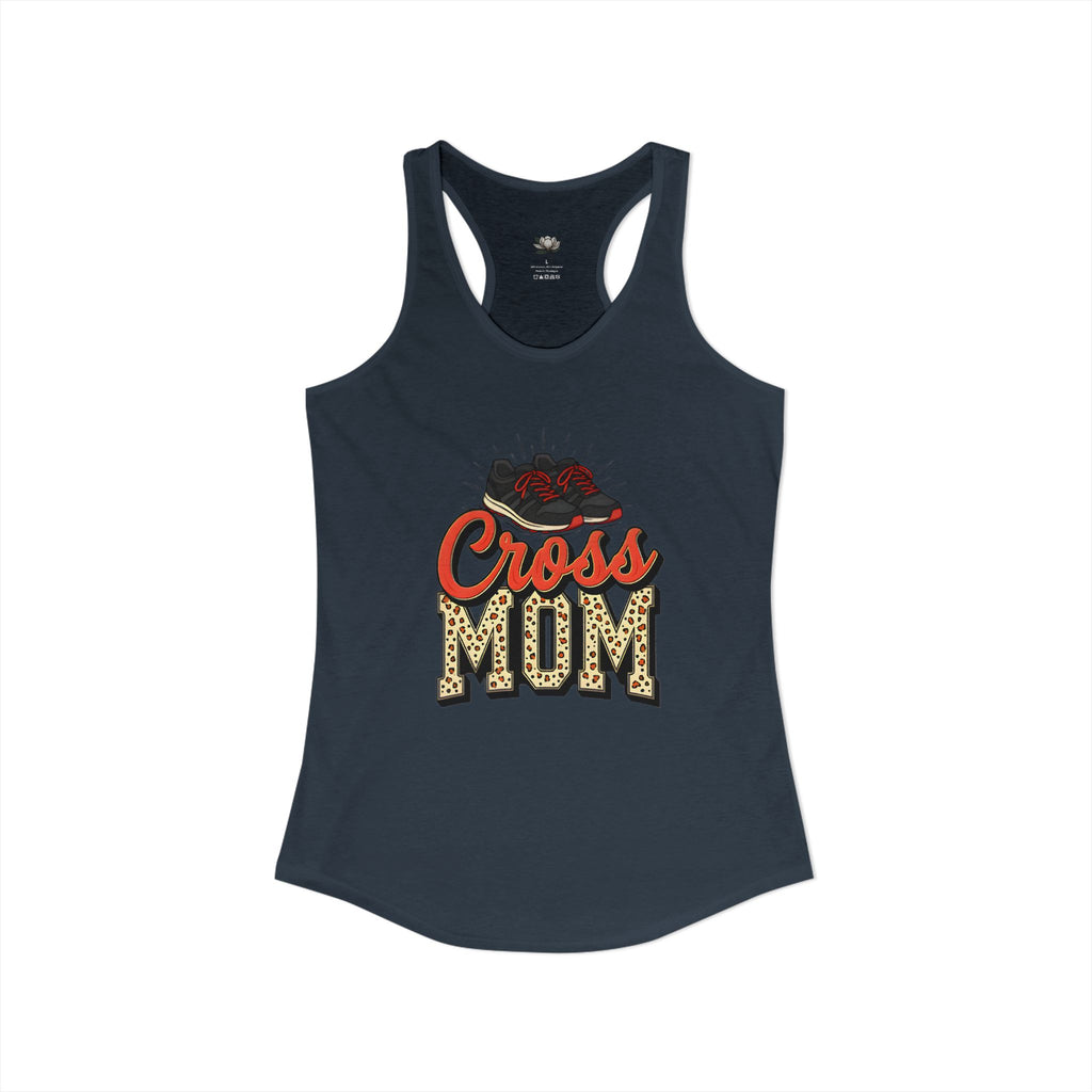 Mom Cross Country Mom Racerback Tank – Personalized Name & Number Option - Magnolia Wild SC