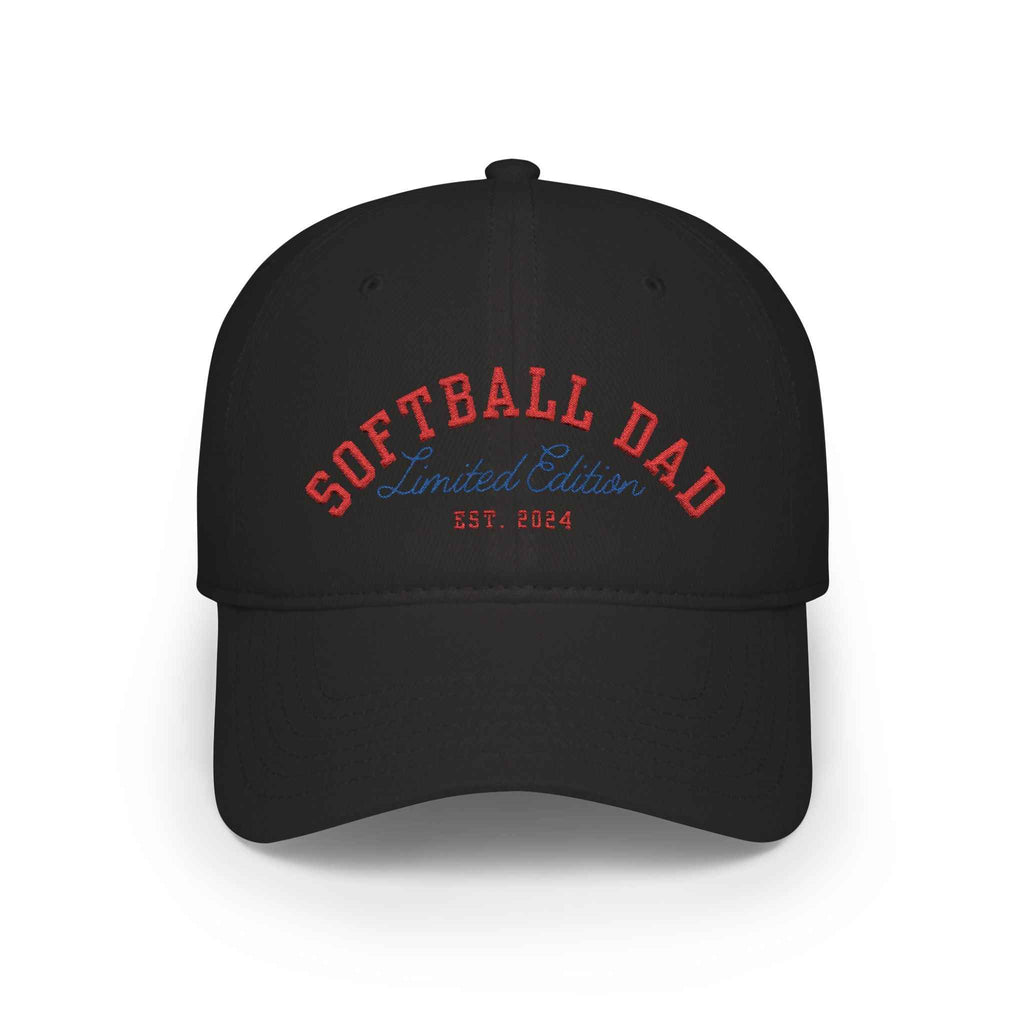 Personalized Softball Dad Baseball Cap — Limited Edition "Established [Year]"
