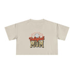 Volleyball Mom Cheetah Print Women's Crop Tee - Magnolia Wild SC