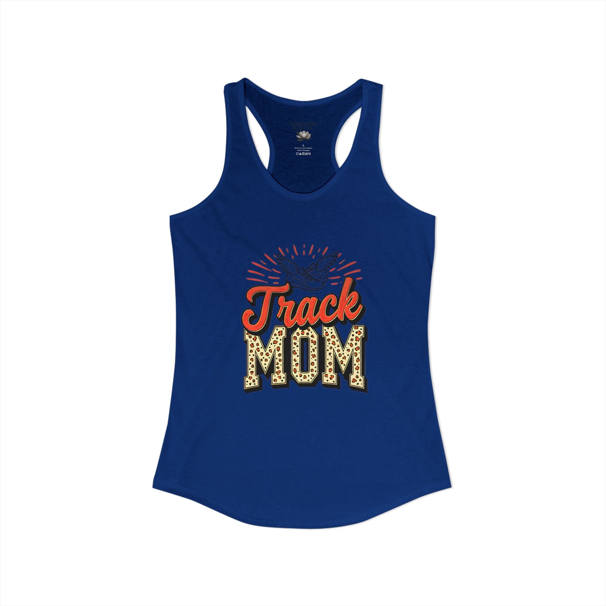 Track Mom Racerback Tank – Personalized Name & Number Option - Magnolia Wild SC