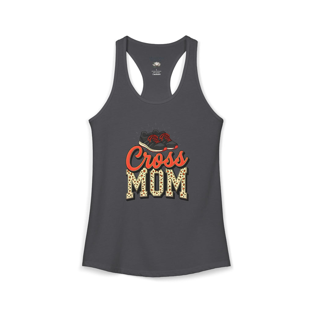 Mom Cross Country Mom Racerback Tank – Personalized Name & Number Option - Magnolia Wild SC