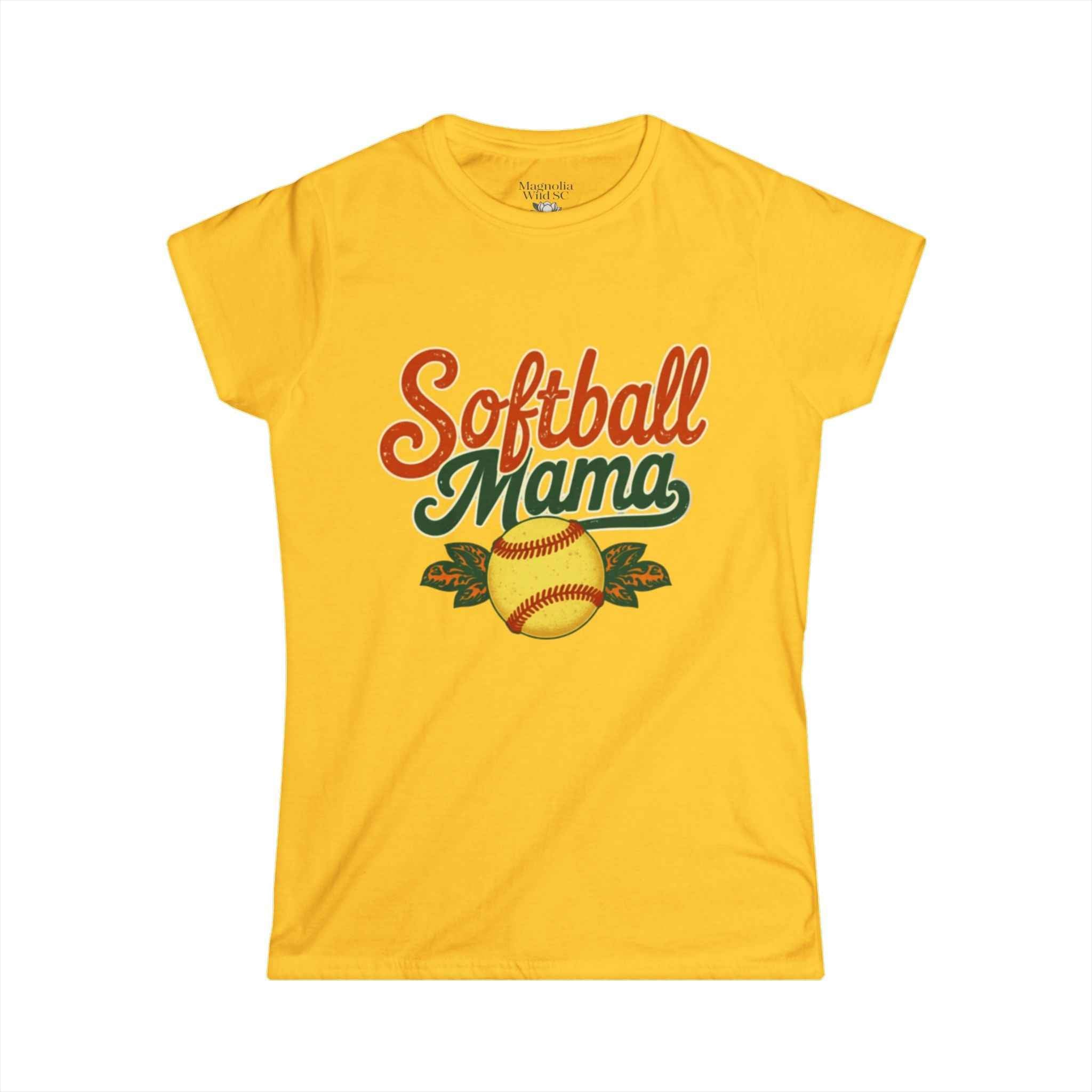 Retro Softball Mama Tee