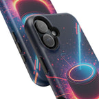 Neon Laser Hockey Puck Impact-Resistant Phone Case - Magnolia Wild SC