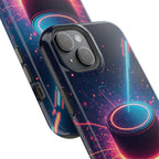 Neon Laser Hockey Puck Impact-Resistant Phone Case - Magnolia Wild SC