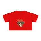 Figure Skating Mama Crop Tee | Retro Figure Skating Graphic, Mom Sports Top - Magnolia Wild SC