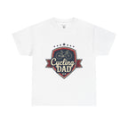 Retro Badge Style: The Vintage Cycling Dad Shield Tee - Magnolia Wild SC