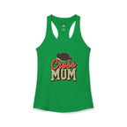 Mom Cross Country Mom Racerback Tank – Personalized Name & Number Option - Magnolia Wild SC