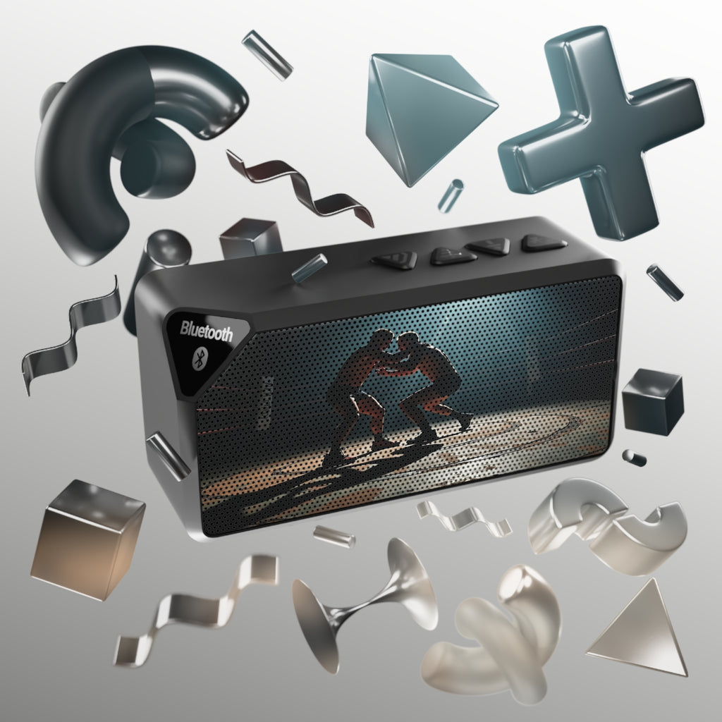 Jabba Bluetooth Speaker — Dark Photorealistic Wrestling Design Bluetooth Speaker - Magnolia Wild SC