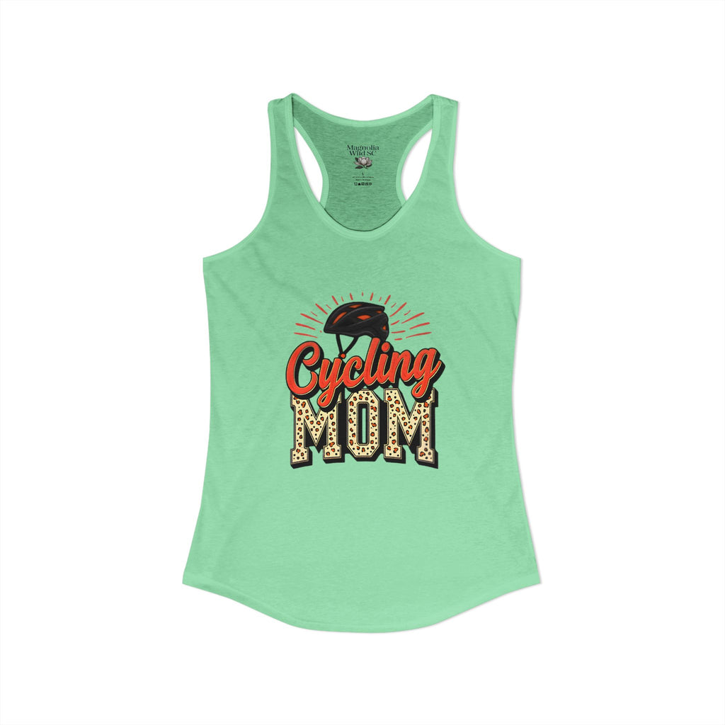 Personalized Cycling Mom Racerback Tank – Personalized Name & Number Option | Lightweight Women’s Cycling Tank TopCycling Racerback Tank - Magnolia Wild SC