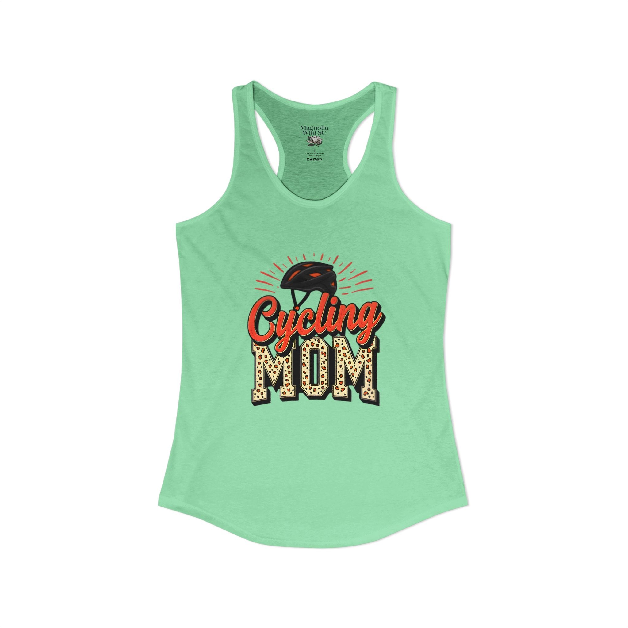 Personalized Cycling Mom Racerback Tank – Personalized Name & Number Option | Lightweight Women’s Cycling Tank TopCycling Racerback Tank - Magnolia Wild SC