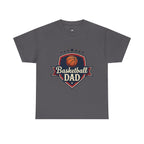 Retro Court Style: The Vintage Basketball Dad Shield Tee - Magnolia Wild SC