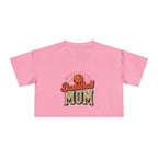 Basketball Mom Cheetah Print Women's Crop Tee - Magnolia Wild SC
