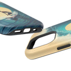 Surfer Riding a Wave iPhone Case — Magnetic Impact-Resistant - Magnolia Wild SC