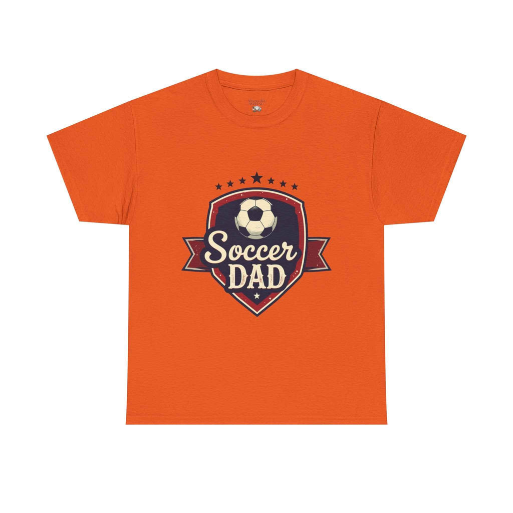 Retro Badge Style: The Vintage Soccer Dad Shield Tee
