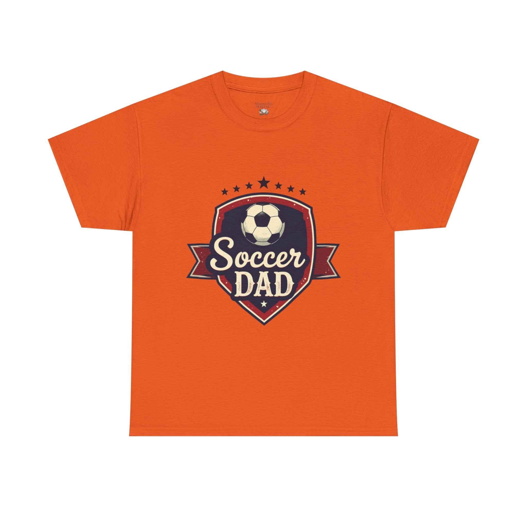 Retro Badge Style: The Vintage Soccer Dad Shield Tee