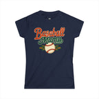 Retro Baseball Mom Tee - Magnolia Wild SC