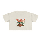 Football Mama Crop Tee | Retro Football Graphic, Mom Sports Top - Magnolia Wild SC