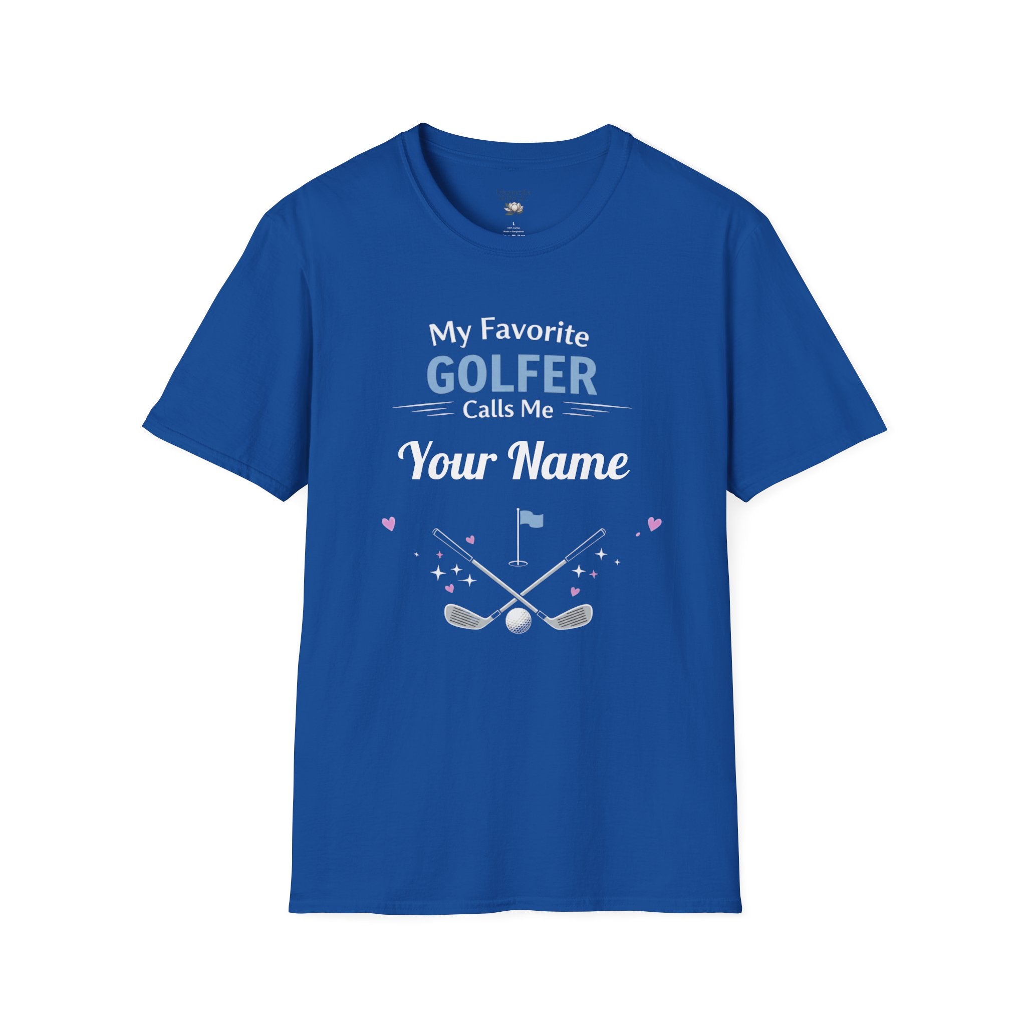 Personalized “My Favorite Golfer Calls Me” T-Shirt – Custom Name Golf Tee - Magnolia Wild SC