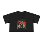 Hockey Mom Cheetah Print Women's Crop Tee - Magnolia Wild SC