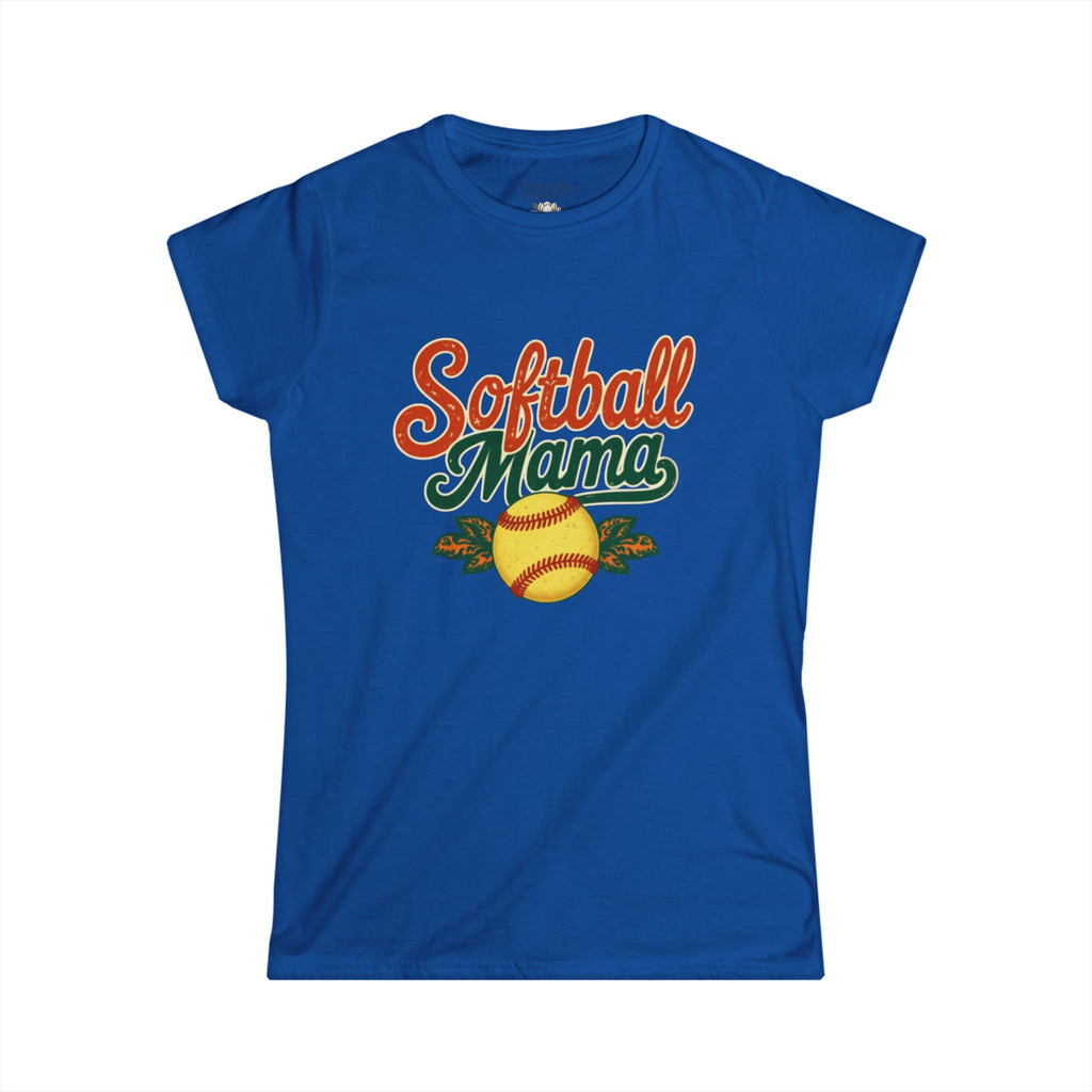 Retro Softball Mom Shirt - Vintage Style Shirt for Proud Softball Moms - Magnolia Wild SC