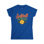 Retro Softball Mom Shirt - Vintage Style Shirt for Proud Softball Moms - Magnolia Wild SC