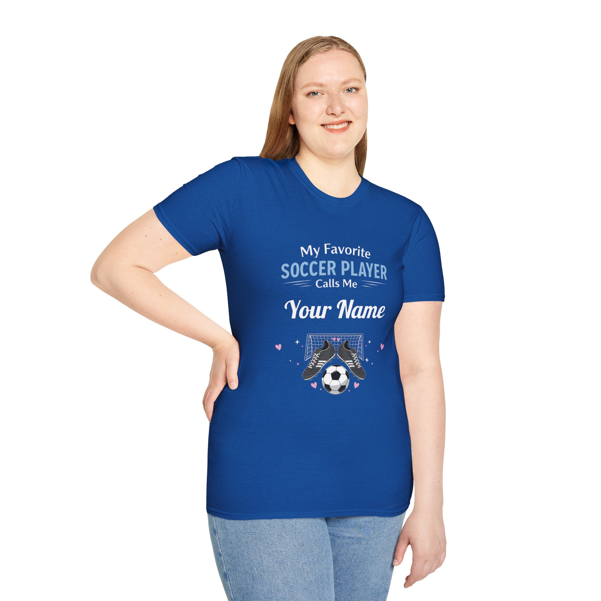 Personalized “My Favorite Soccer Player Calls Me” T-Shirt – Custom Name Soccer Tee - Magnolia Wild SC