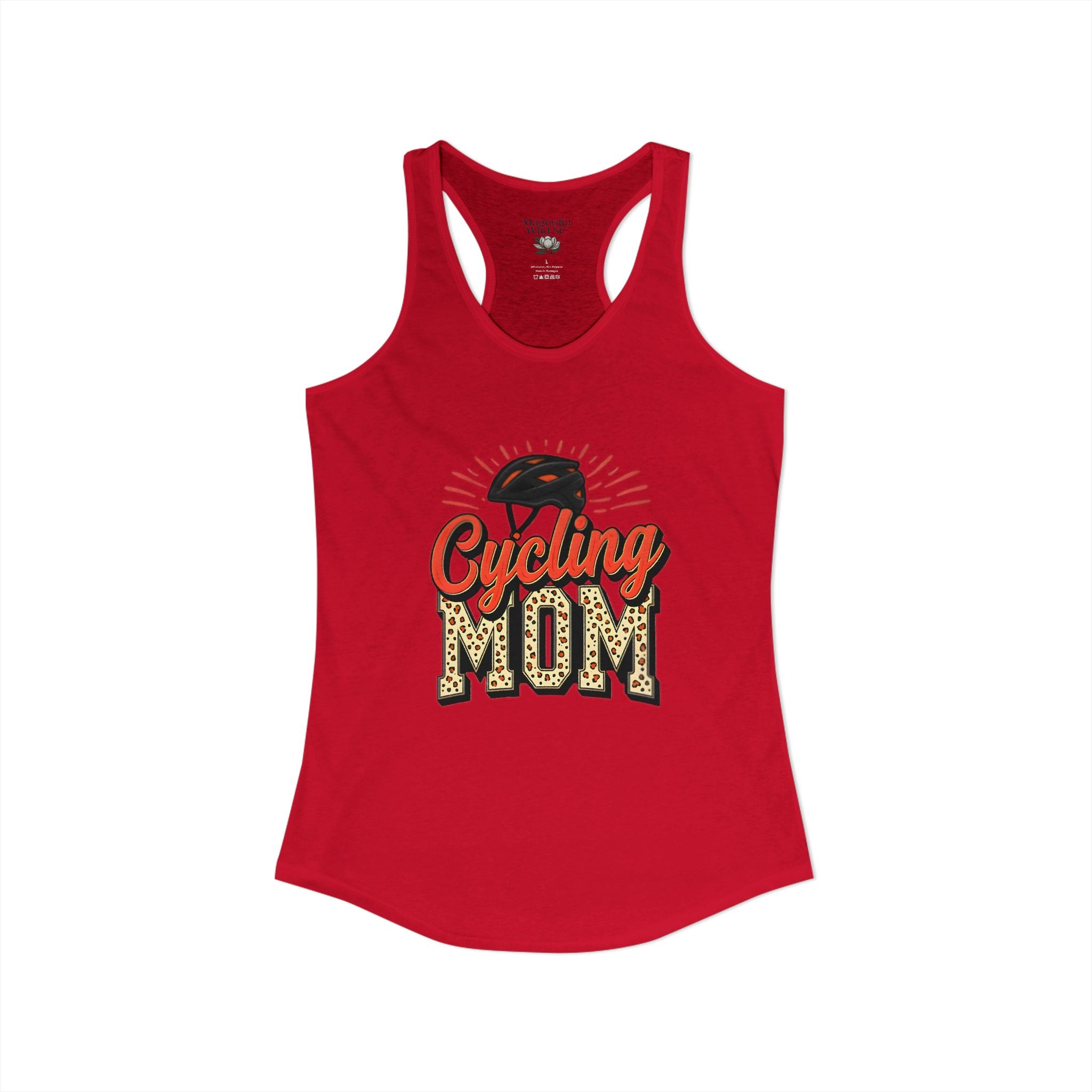 Personalized Cycling Mom Racerback Tank – Personalized Name & Number Option | Lightweight Women’s Cycling Tank TopCycling Racerback Tank - Magnolia Wild SC