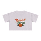 Basketball Mama Crop Tee | Retro Basketball Graphic, Mom Sports Top - Magnolia Wild SC