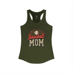 Baseball Mom Racerback Tank – Personalized Name & Number Option