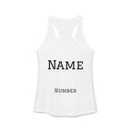Mom Tennis Mom Racerback Tank – Personalized Name & Number Option | Lightweight Women’s Tennis Tank Top - Magnolia Wild SC