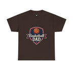 Retro Court Style: The Vintage Basketball Dad Shield Tee - Magnolia Wild SC