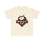 Retro Badge Style: The Vintage Cross Country Dad Shield Tee - Magnolia Wild SC