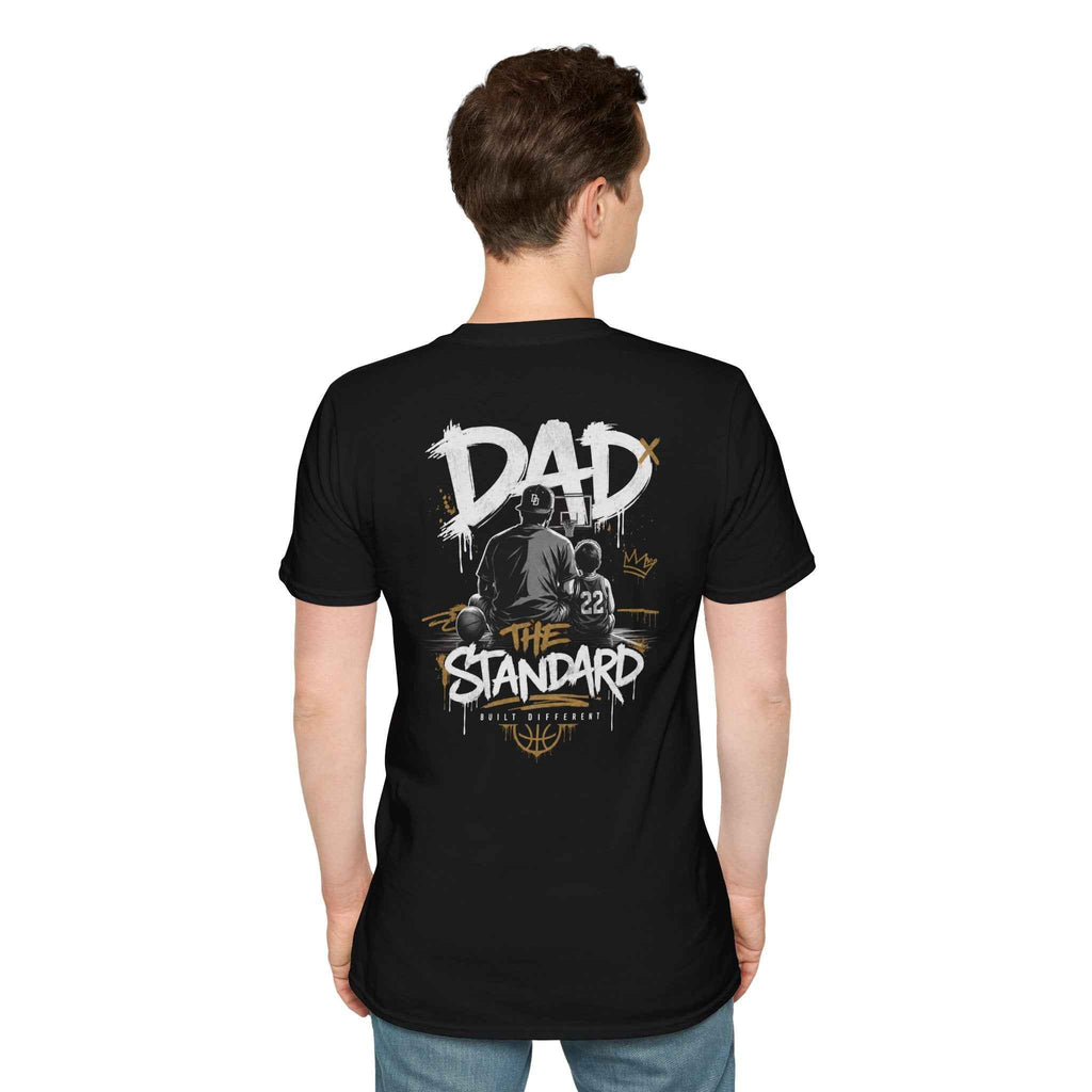 Basketball Dad The Standard T-Shirt — Fatherhood Graphic Tee