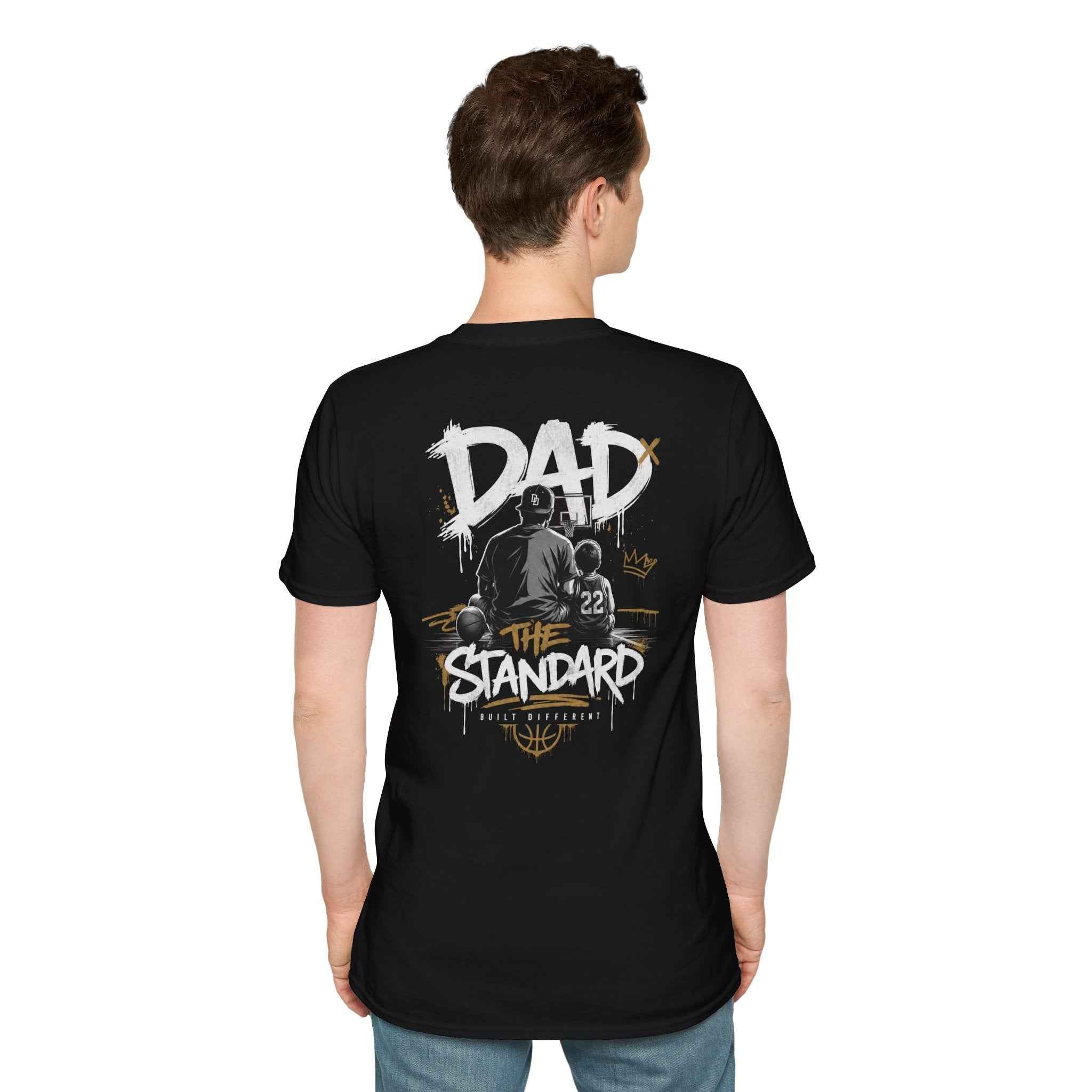 Basketball Dad The Standard T-Shirt — Fatherhood Graphic Tee