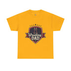 Retro Badge Style: The Vintage Wrestling Dad Shield Tee