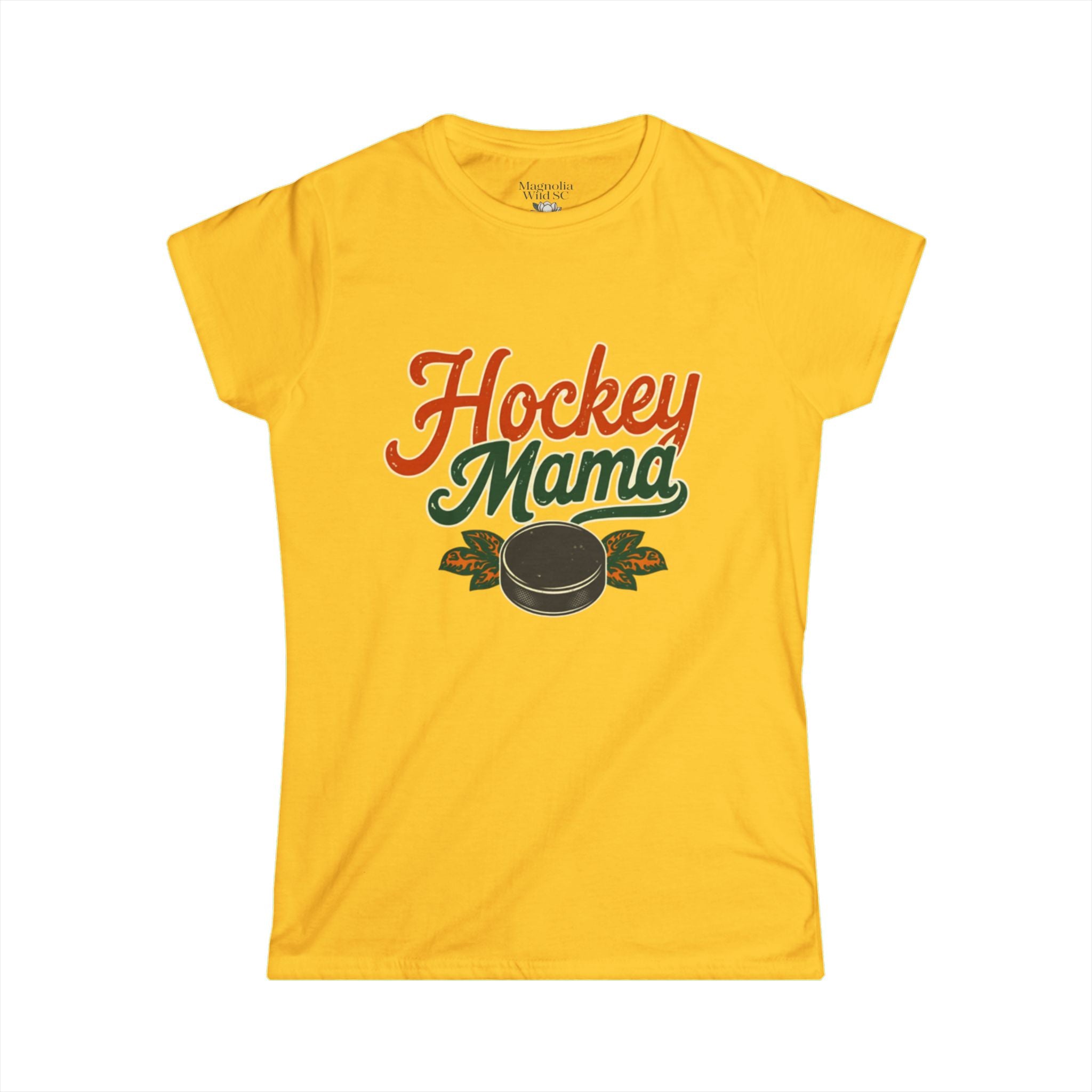 Vintage Inspired Hockey Mama Tee - Magnolia Wild SC
