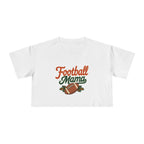Football Mama Crop Tee | Retro Football Graphic, Mom Sports Top - Magnolia Wild SC