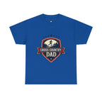 Retro Badge Style: The Vintage Cross Country Dad Shield Tee - Magnolia Wild SC