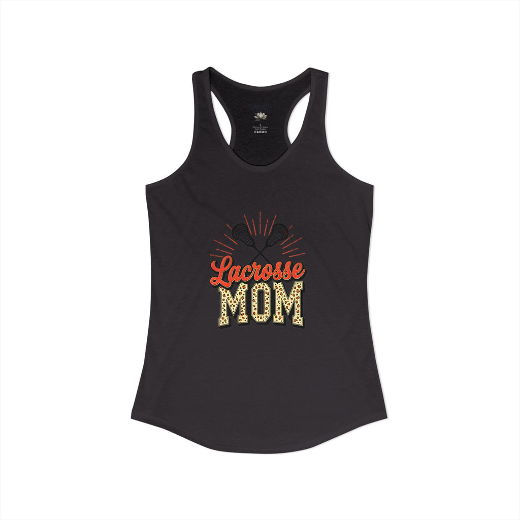 Lacrosse Mom Racerback Tank – Personalized Name & Number Option - Magnolia Wild SC