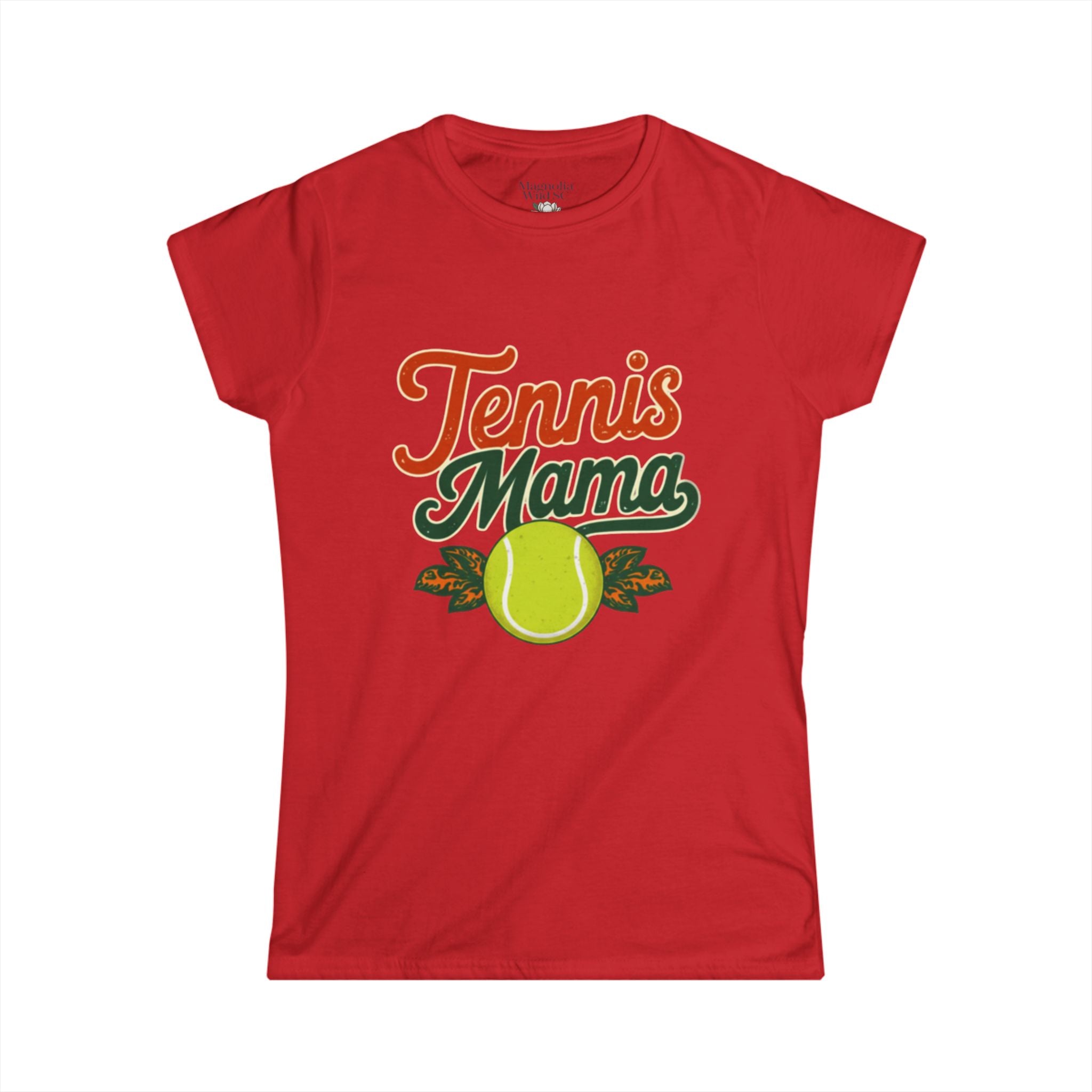 Retro Tennis Mama Tee - Magnolia Wild SC